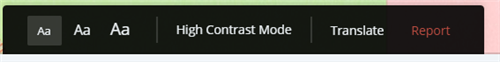 Menu bar 