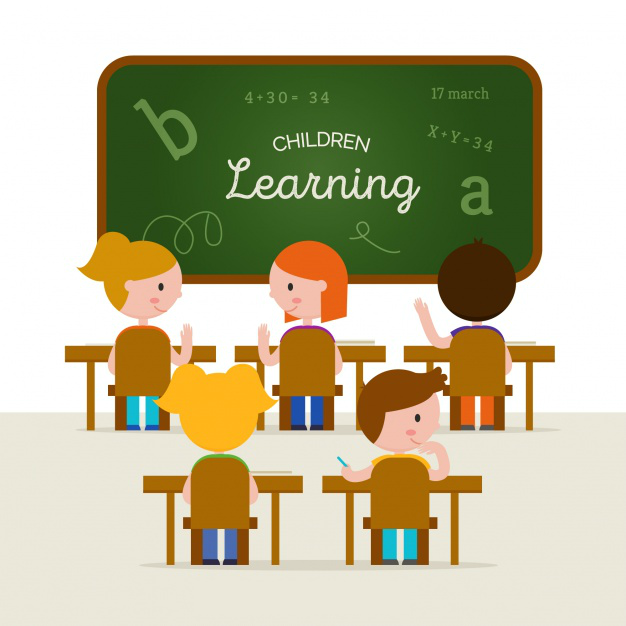 Students Learning in Class 